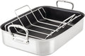 Hestan Provisions – 16.5' Classic Clad Nonstick Roasting Pan with Stainless Steel Rack