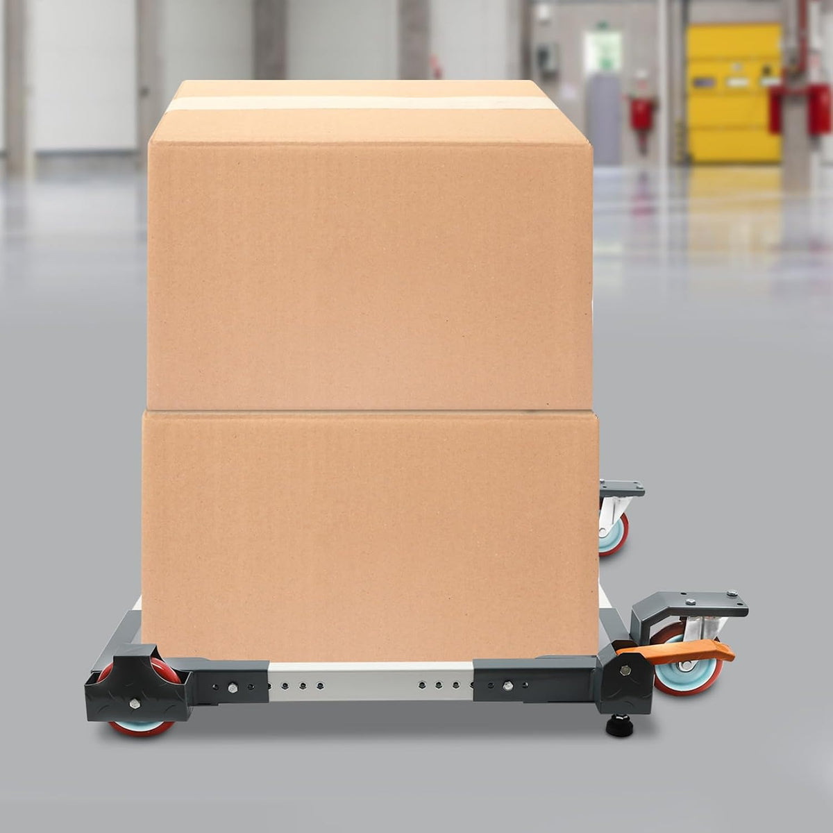 Undercat Mobile Base, Heavy Duty Universal Mobile Base with 5' Universal Wheels, 1500 lbs Load Capacity, Adjustable Mobile Base for Mobilizing Small Mechanical Equipment, Home Appliances