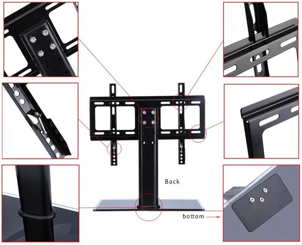 Universal TV Stand 26-32' Adjustable Universal Tv Stand Tv Metal Pedestal Base Mount Flat Screen Tv Bracket