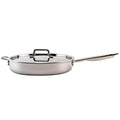 WINCO Tri-Ply Saute Pan, Silver