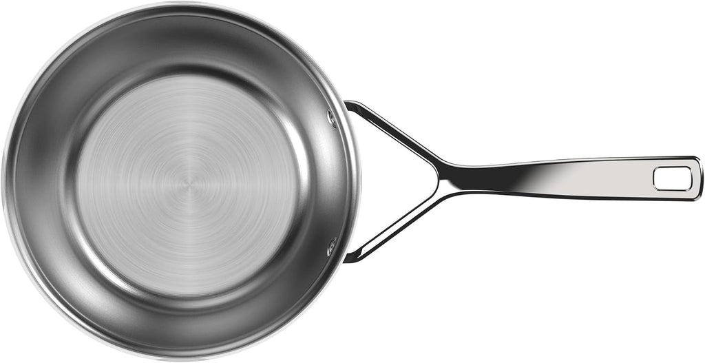 Demeyere Black 5 Stainless Steel with Ceramic exterior coating 2-qt Saucepan with Lid
