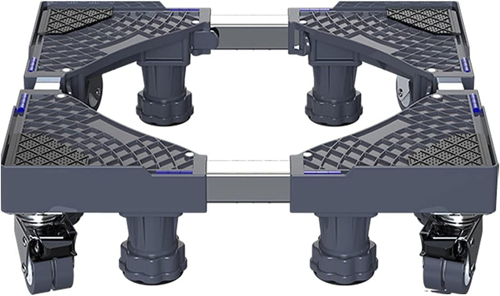 Adjustable Washing Machine Base Washing Machine Stand Base Heavy Duty 4 Legs Holder Bracket Height 15cm/20cm Universal Fridge zer Stand Base for Dryer, ice Maker, cookers,