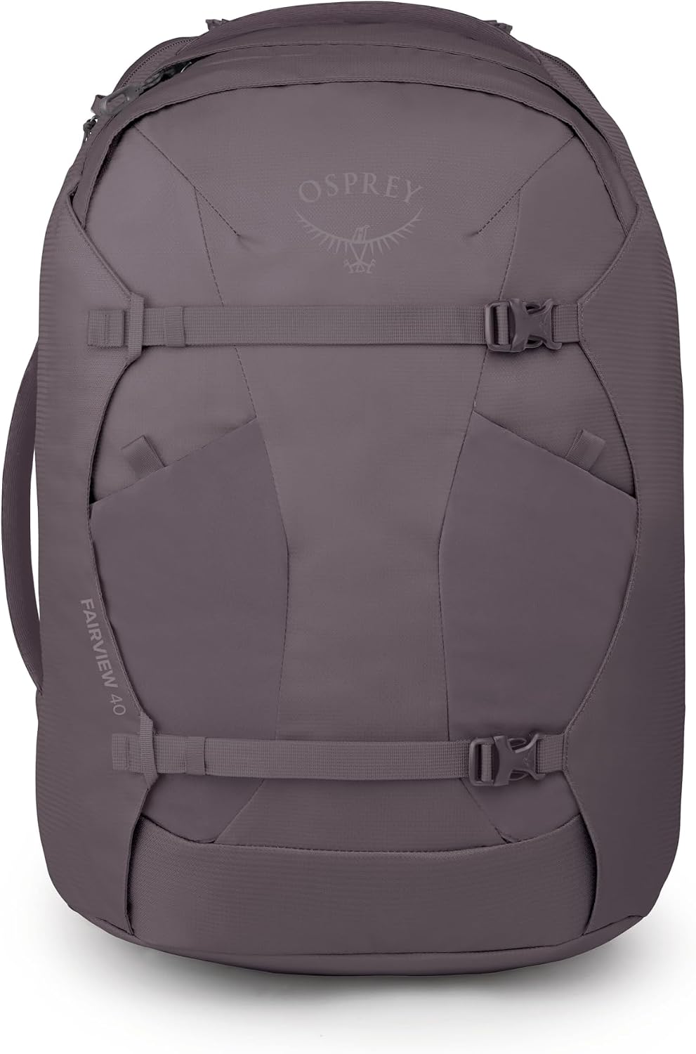 Osprey Fairview 40L Women's Travel Backpack - Carry On Bag with Laptop Sleeve and Toiletry Pocket, Graphite Purple