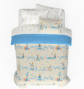 Peter Rabbit Kids Bedding Super Soft & Cozy Reversible Microfiber Comforter and Sheet Set with Sham, 7 Piece Queen Size, (Officially Licensed Product) by Franco