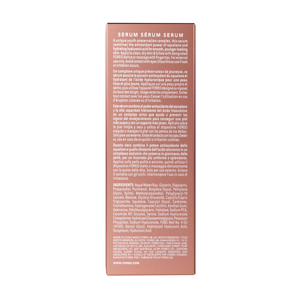 FOREO Firm & Fabulous BEAR mini + Serum Serum Serum 1 Oz Anti aging Starter Kit- Microcurrent Facial Device- Instant Face Lift- Double Chin Eliminator- Facial Skin Care Products- Gift Set- Lavender