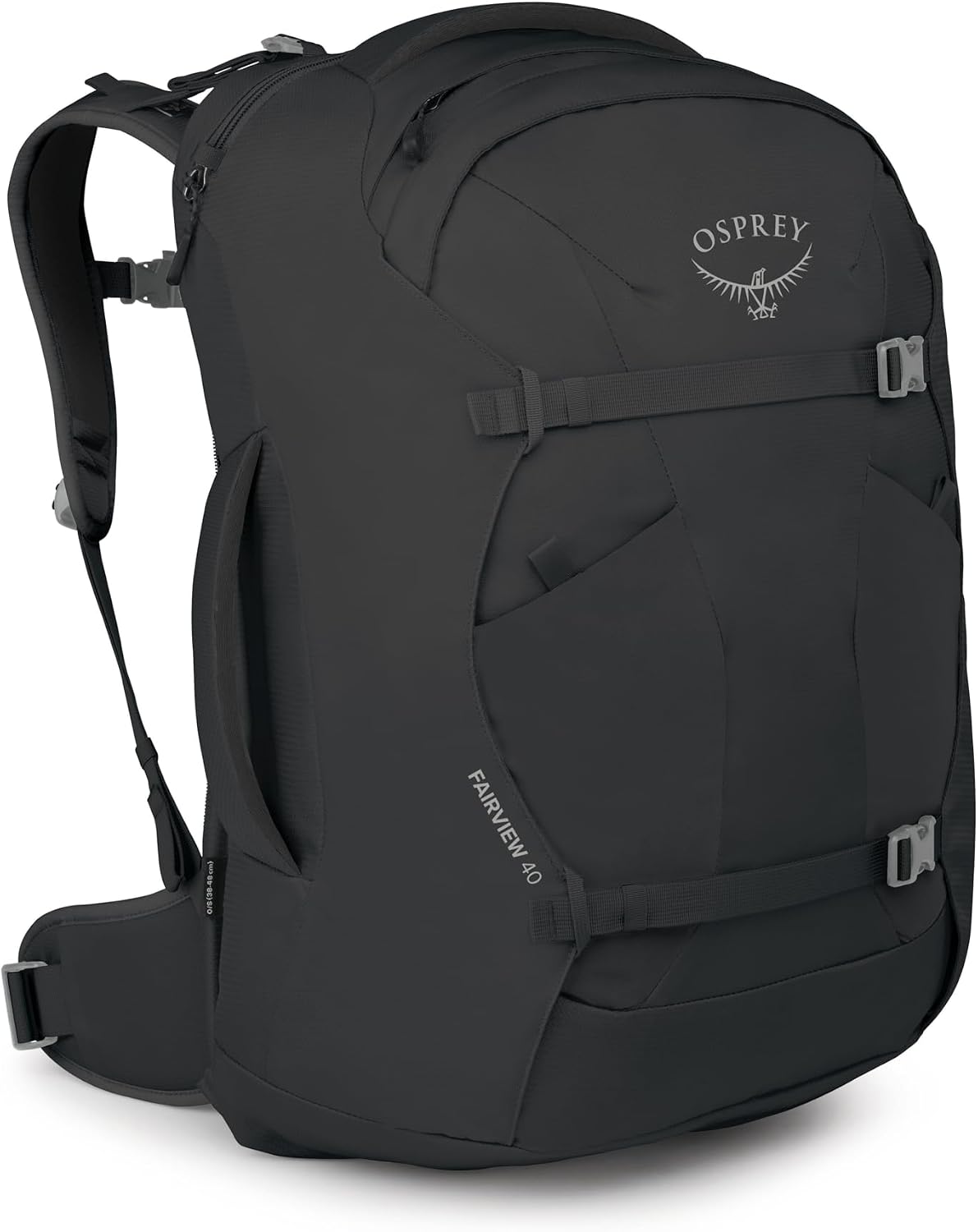 Osprey Fairview 40L Women's Travel Backpack - Carry On Bag with Laptop Sleeve and Toiletry Pocket, Black