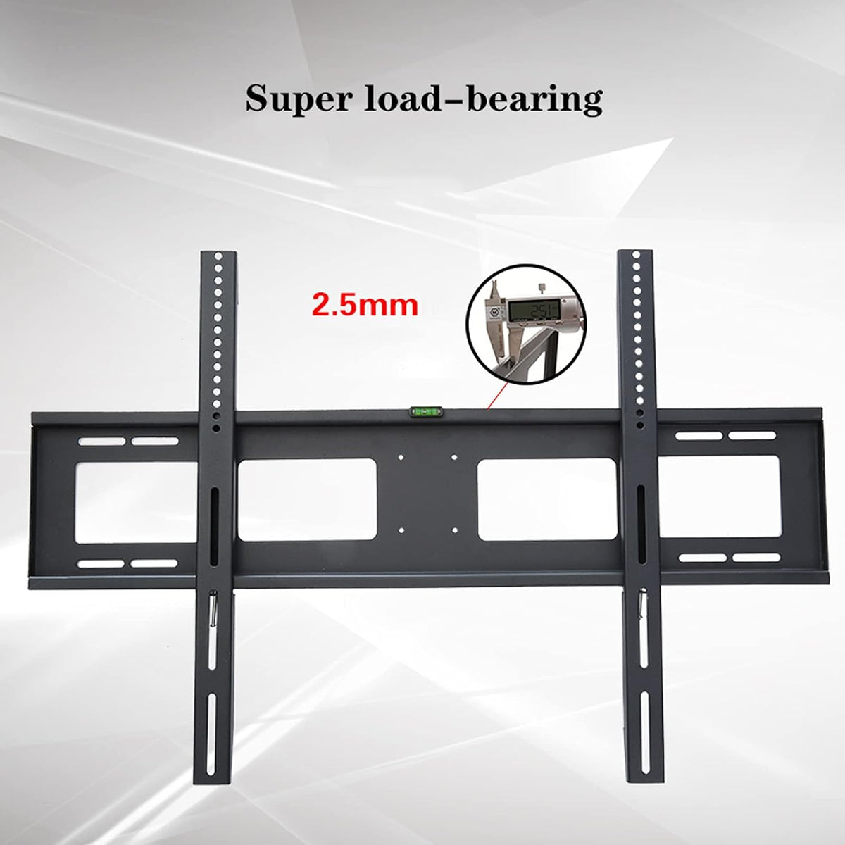 Universal Tv Stand Tv Stand Base Fixed Tv Wall Mount Bracket Wall-Mounted Tv Stand with Spirit Level and Anti-Drop Baffle Suitable for Most 60-100 Inch Tvs Up T,