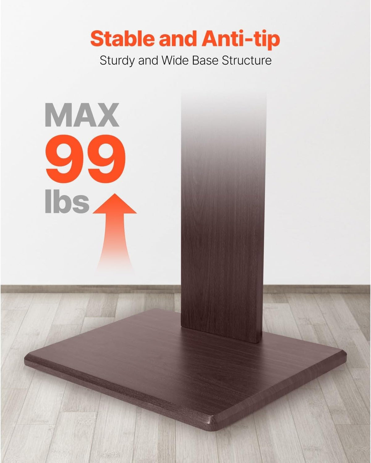 Universal TV Stand Swivel Stand Holds up to 99 lbs for 32-70 Inch Screens