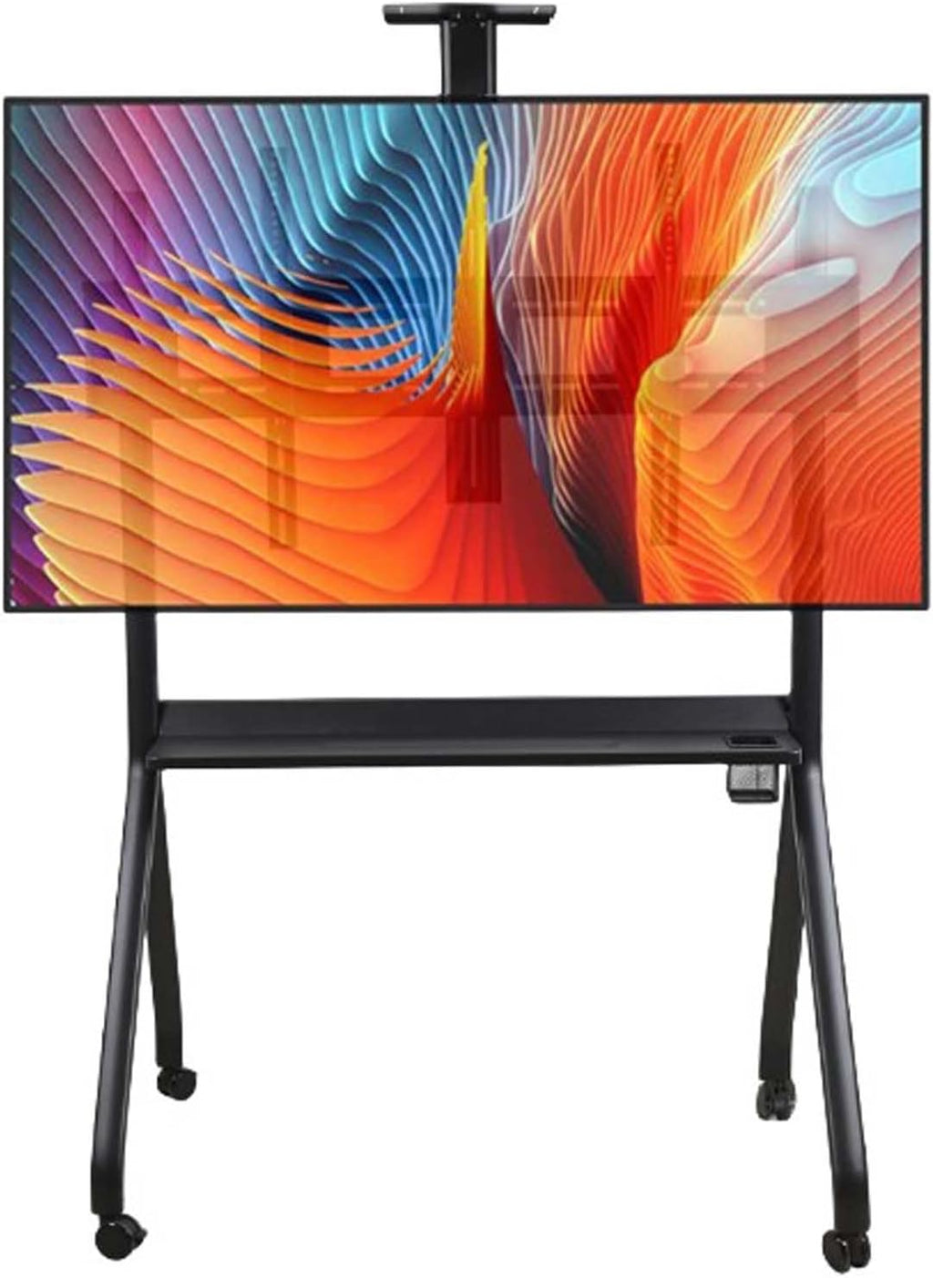 Universal TV Stand Wheels, Fits Most 55'-112' Screen TVs, Height Adjustable TV Floor Stand, 150kg Weight Capacity