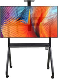 Universal TV Stand Wheels, Fits Most 55'-112' Screen TVs, Height Adjustable TV Floor Stand, 150kg Weight Capacity