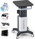 Esthetician Rolling Cart, 260lbs Loads, Heavy Duty Carbon Steel Beauty Salon Trolley with Wider Handle & Larger Top, Mobile Ultrasonic Tray Stand Spa Equipment Cart for Facial & RF Machine Device