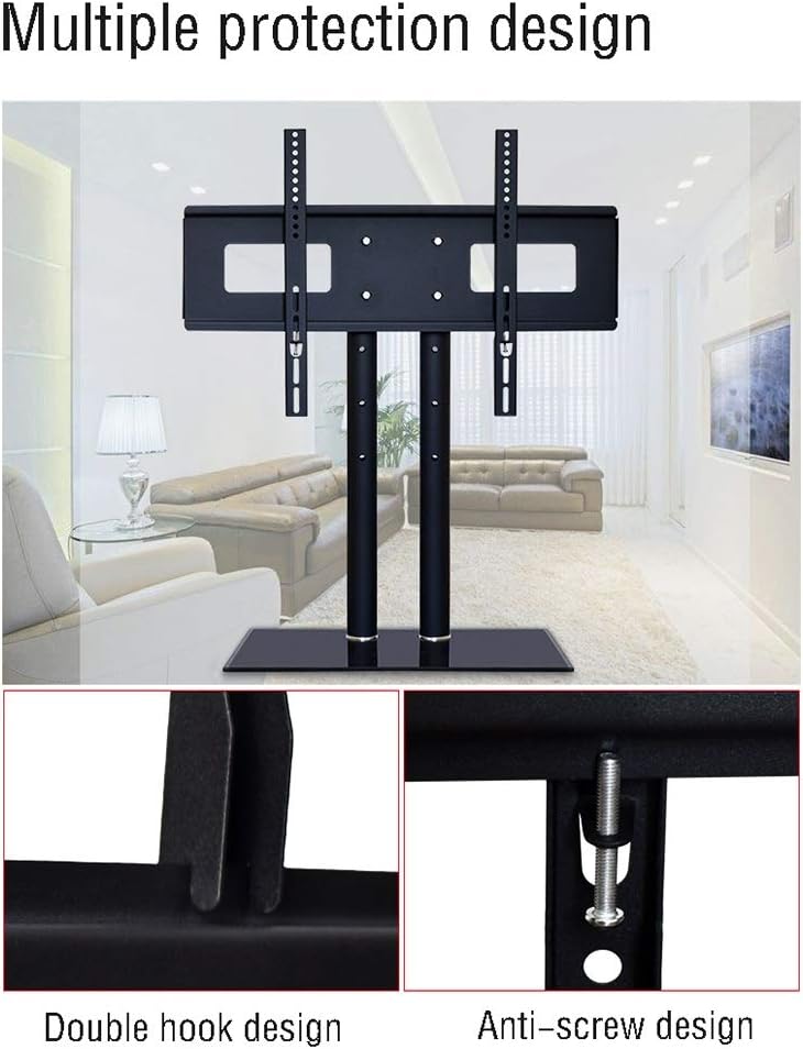 Universal TV Stand Universal TV Base, Universal Universal LCD TV Stand, Mobile TV Stand, Suitable For 32-55 Inch TV, Bearing 45kg