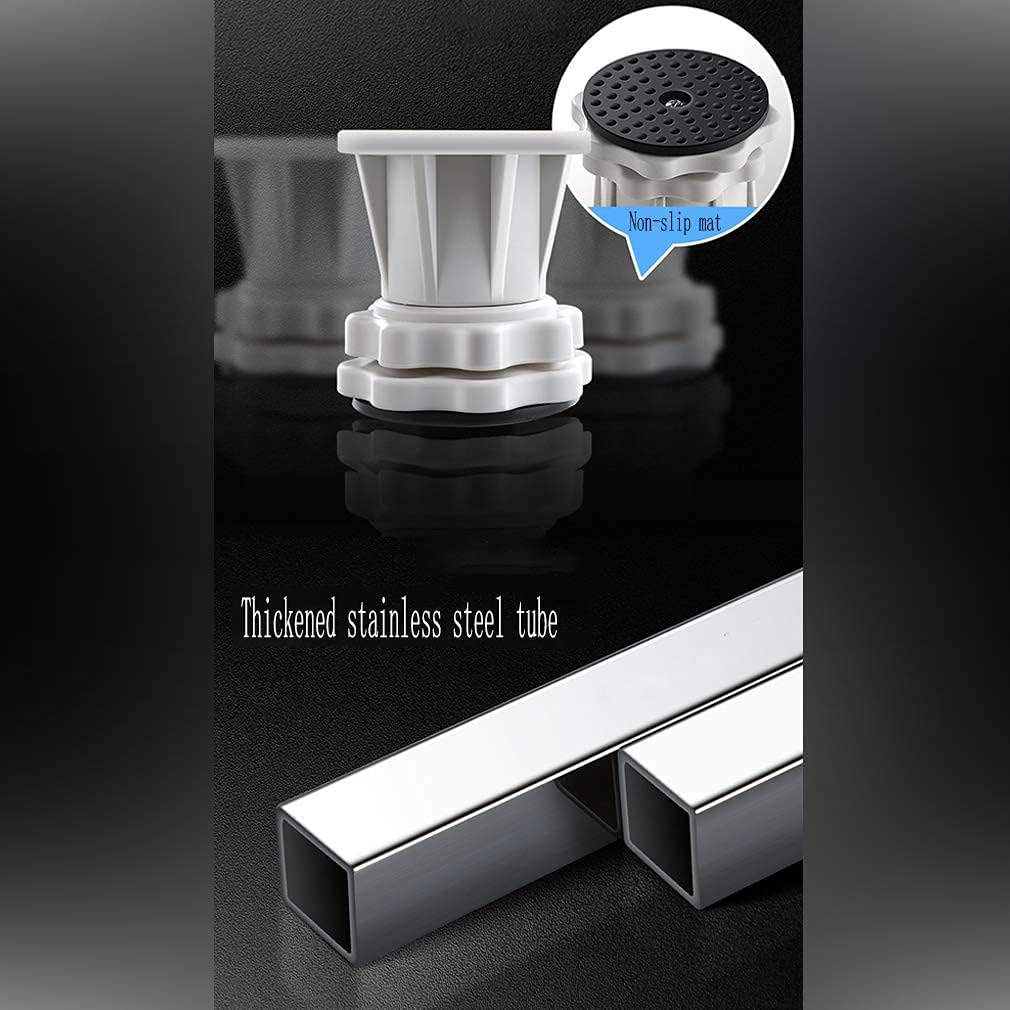 Adjustable Washing Machine Base Universal Base Fridge Stand Anti-Rust Adjustable Washing Machine Base Length/Width 40-68cm Fridge zer Stand Stand Base for Ice Maker, Large