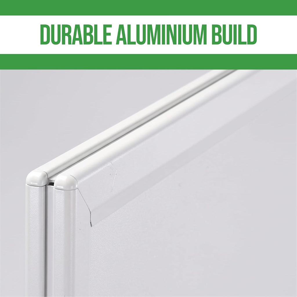 Custom Weighted Sidewalk Sign Display by BCB Print – 23x33 Outdoor Sign Holder with Custom Print | Heavy Duty Advertising Stand for Business, Storefront Use | Made in USA