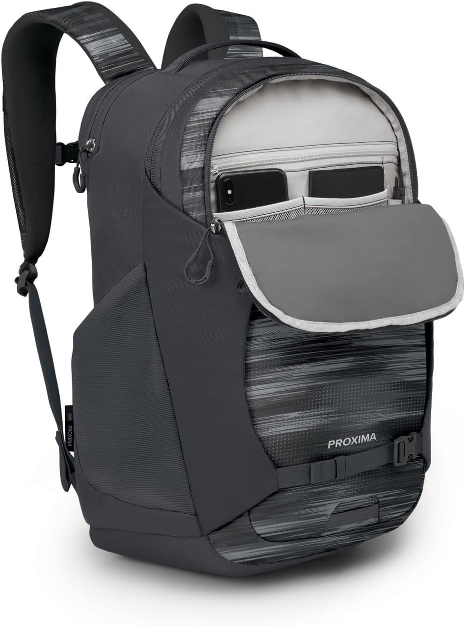 Osprey Proxima Laptop Backpack, Glitch Print