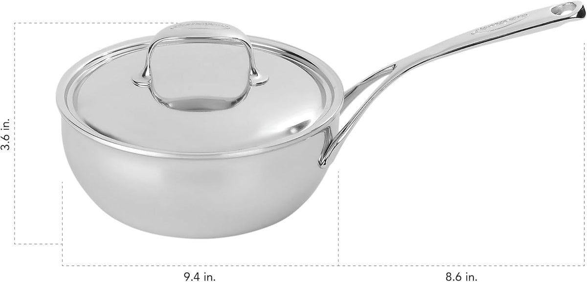 Demeyere Atlantis 3.5-qt Stainless Steel Saucier
