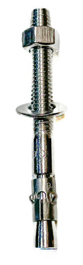 Mighty Fasteners Wedge Anchors – Heavy-Duty 304 Stainless Steel Expansion Bolts for Concrete & Masonry, Rust-Resistant & Durable - 3/4' X 5-1/2' - 25 Pack