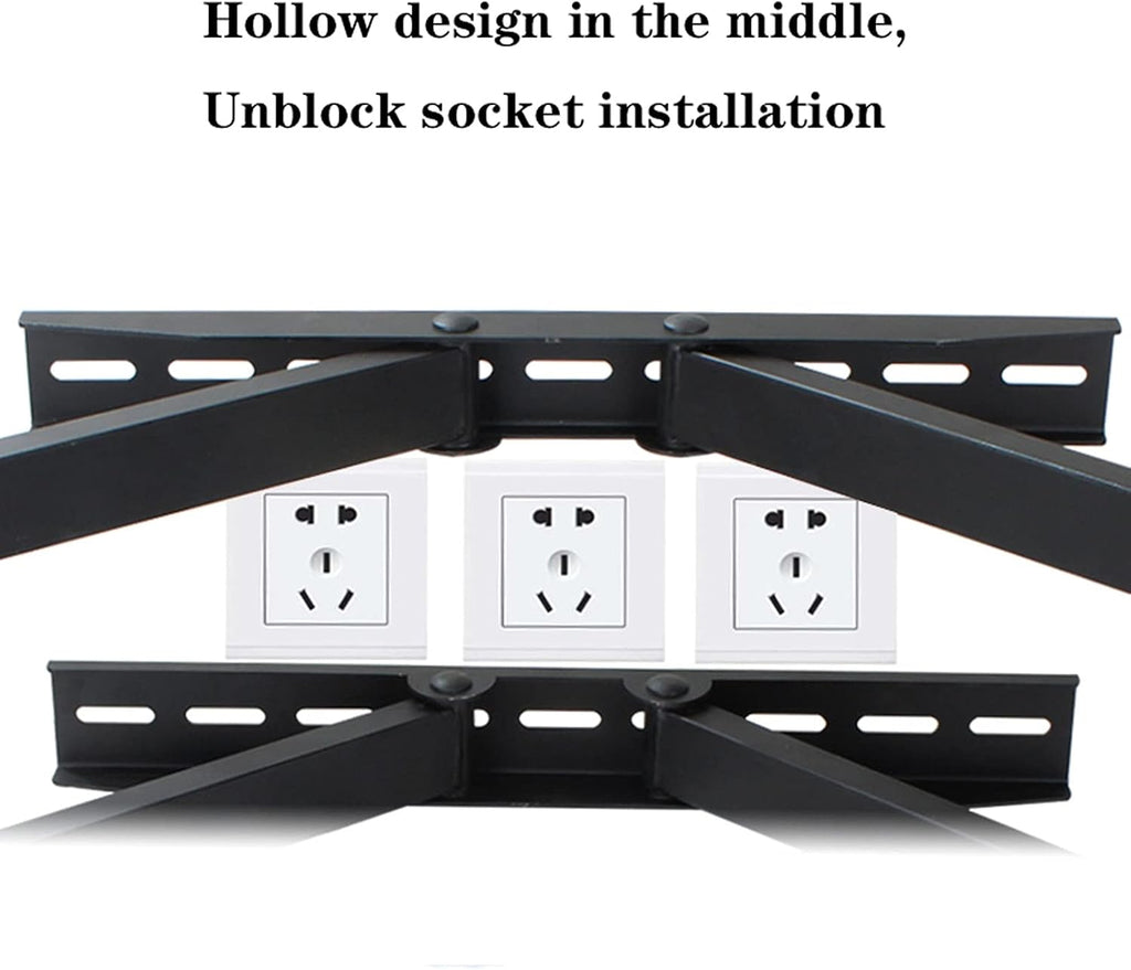 Universal TV Stand TV Stand Base Wall-Mounted TV Bracket 37'-70' Foldable Universal TV Mount Swivels Tilts Extension Rotation for Max VESA 600x400mm aAnd Holds Up to 125lbs Tv Stand Mount