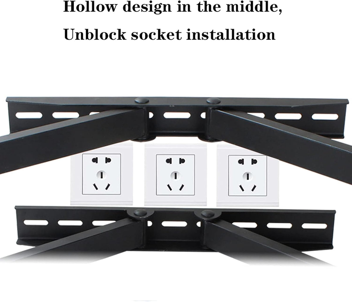 Universal TV Stand TV Stand Base Wall-Mounted TV Bracket 37'-70' Foldable Universal TV Mount Swivels Tilts Extension Rotation for Max VESA 600x400mm aAnd Holds Up to 125lbs Tv Stand Mount