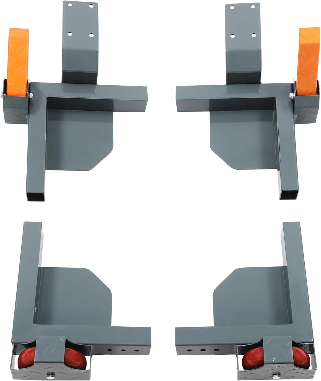 Adjustable Mobile Base, 1500 lbs Heavy Duty Mobile Base with 2 Universal Wheels&Fixed Casters, Adjustable Moving Mobile Base for Factories and Homes, 32.6 * 33.43 * 5.87 in