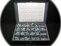 Metric Flange Bolts/Screws & Nut Assortment Grade 10.9 Zinc Plated Hardware Fastener Kit Set RV9177S