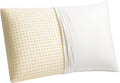ORGANIC TEXTILES 100% Talalay Latex Bed Pillow with GOTS Certified Organic Cotton Cover (King Size - Soft) - Pack of 1