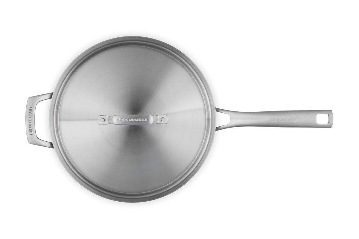 Le Creuset Essential Stainless Steel Saute Pan, 4.5 Qt.