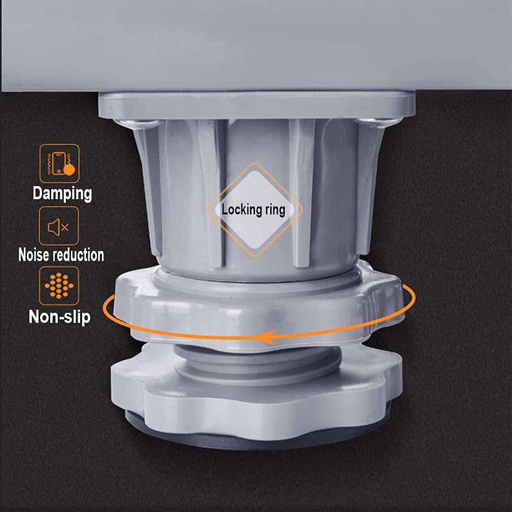 Adjustable Washing Machine Base Multi-Functional Ajustable Base Stand Washing Machine Stand Length 50-75cm Dryer Stand Universal Base Fridge Stand Height 29-32cm for cookers d