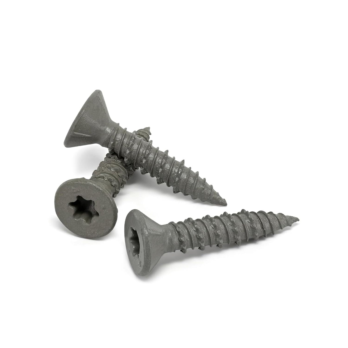 Power Pro Concrete Screw Anchors #410 Stainless Flat (3/16' x 1-3/4') 100-Piece