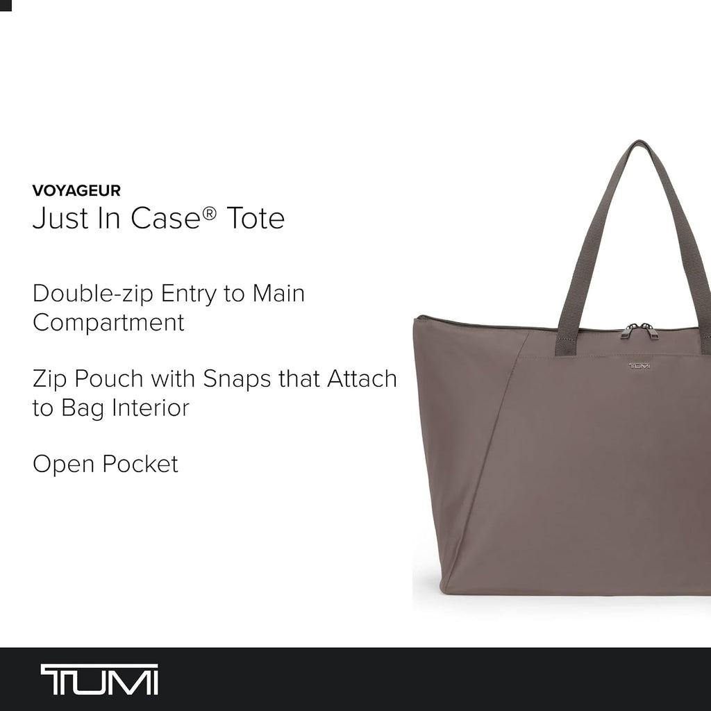 TUMI Just In Case Tote - Packable Travel Tote Bag for Women & Men - Carry Travel Accessories Easily
