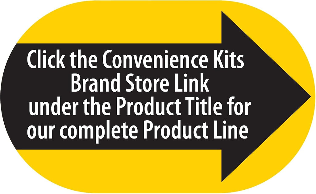 Convenience Kits International Men's Premium 15-Piece Assembled Travel Kit Featuring: Gillette and Barbasol Shave Products