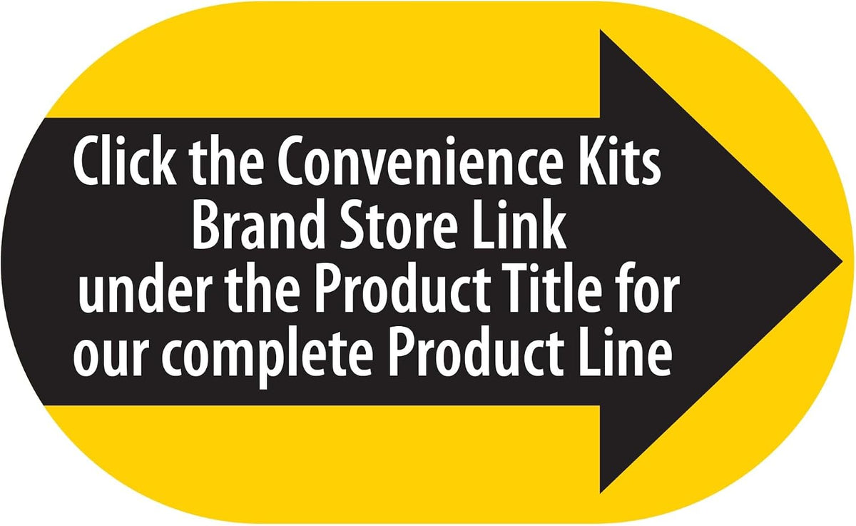 Convenience Kits International Men's Premium 15-Piece Assembled Travel Kit Featuring: Gillette and Barbasol Shave Products