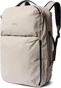 Bellroy Lite Travel Pack 38L (carry-on backpack, large travel backpack for international travelers, with laptop pocket, interior packing cells and tuck-away shoulder straps) - Ash