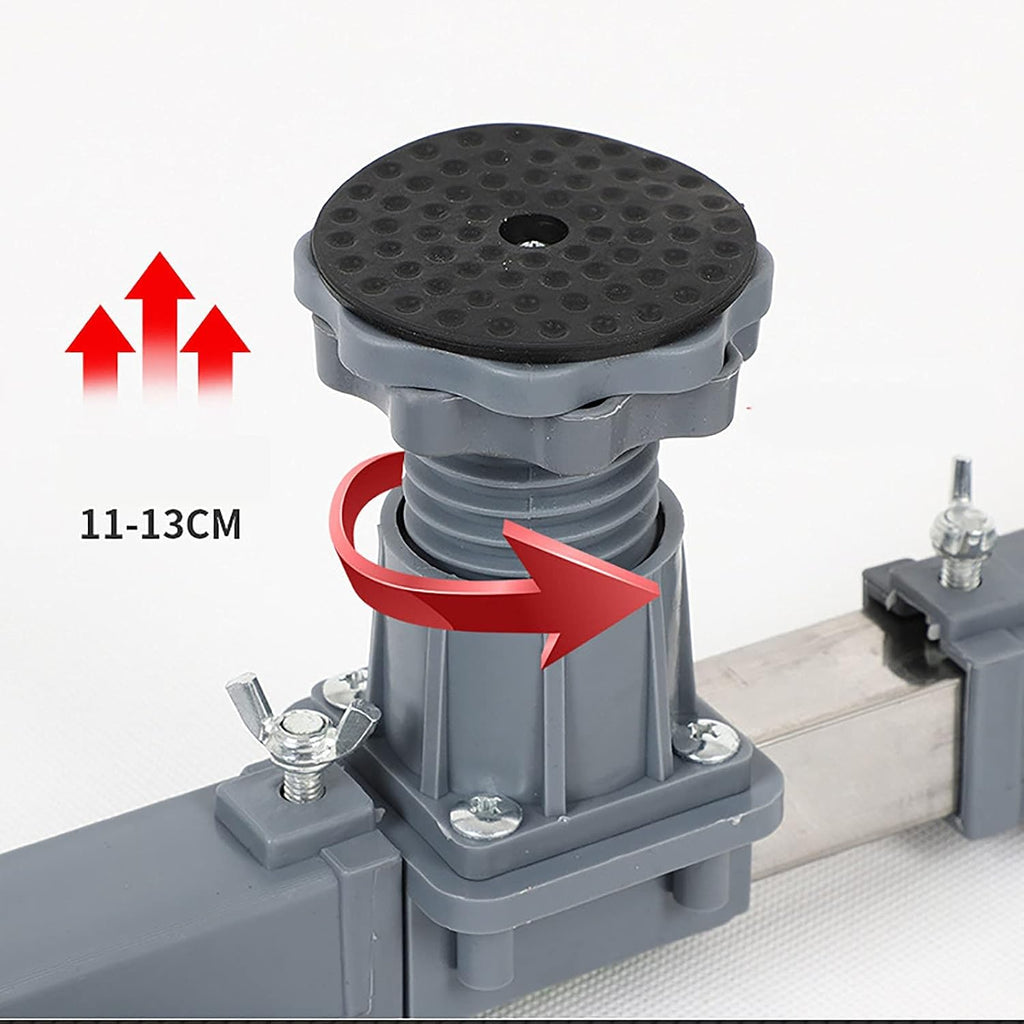 Universal Washing Machine Base Stand Multifunctional Mobile Pedestal Stainless Steel Retractable Universal Wheel Rack