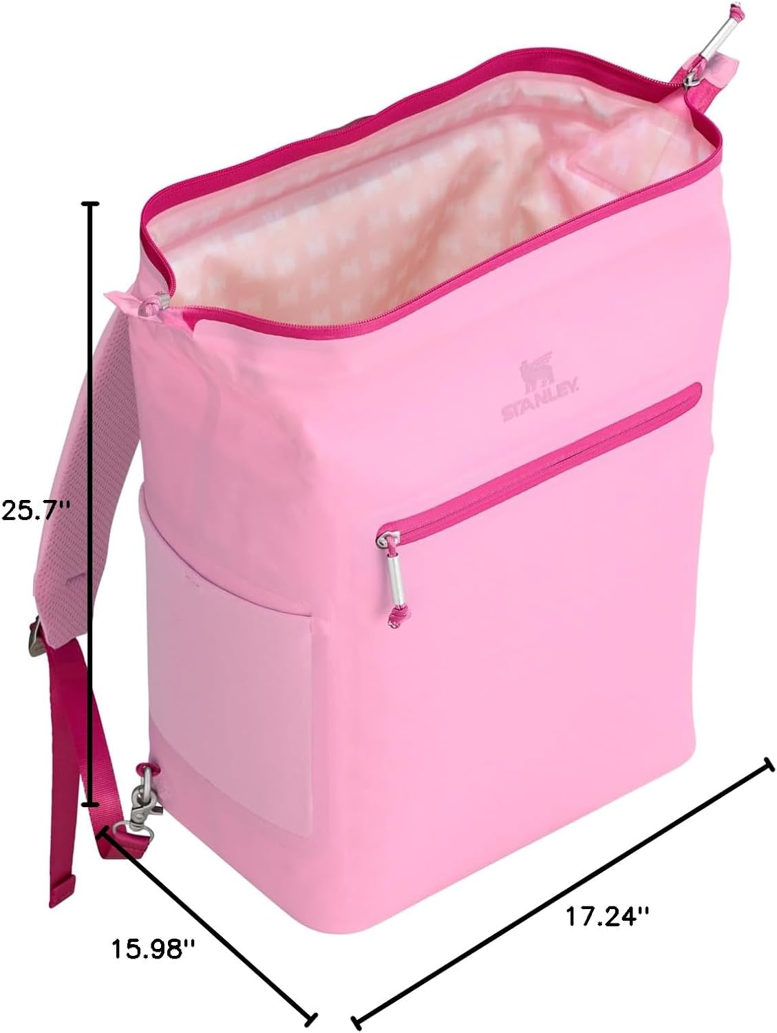 Stanley All Day Madeleine Backpack Soft Cooler 20 Can Cooler with Handle and Shoulder Straps Insulated Travel Bag with Zipper BPA-Free