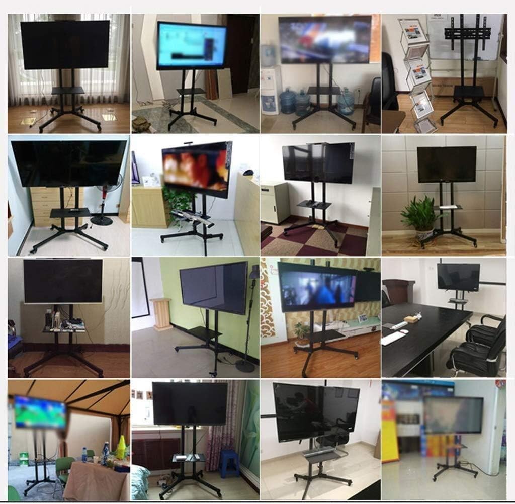 Universal TV Stand, TV Bracket Mount Mobile TV Stand Cart for 37-60 Inch with Wheel Stand Height Adjustable TV Base Stand