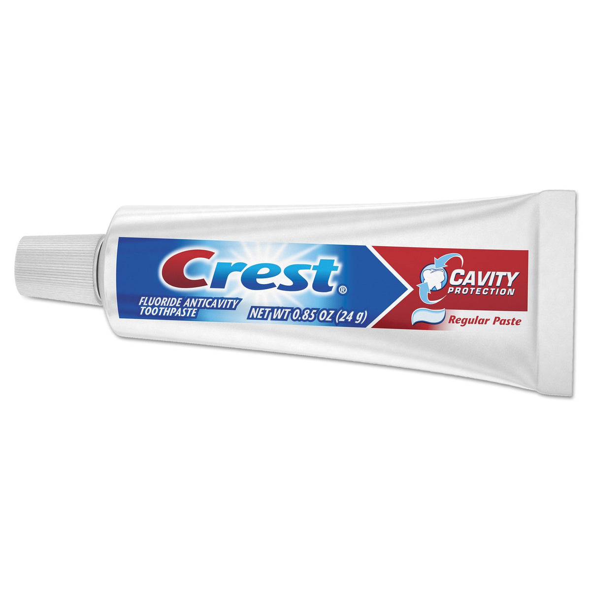 Crest 30501 Unflavored Toothpaste, Personal Size, 0.85oz Tube (Case of 240)