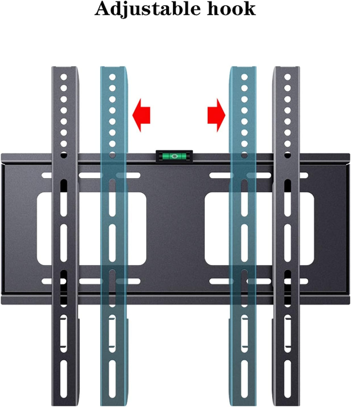 Universal TV Stand TV Stand Base 32'-100' Wall-Mounted TV Bracket Adjustable Universal Wall TV Mount with Spirit Level Rugged Anti-Dropping TV Bracket, Max 900x600mm Tv Stand Moun,a-L