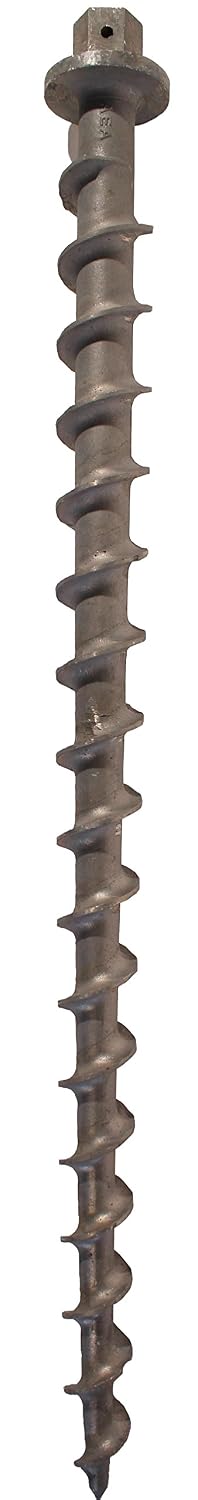 American Earth Anchors - PE46-Hex Penetrator 46' Aluminum Screw Anchor Holds Upto 14,000lbs