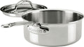 Hestan ProBond Luxe 2-Quart Saucepan with Lid, Professional Clad Stainless Steel, ProCore Tri-Ply Clad Construction, Polished Exterior, Induction & Oven Safe