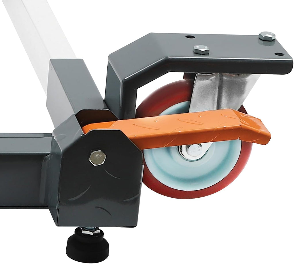 Adjustable Mobile Base, 1500 lbs Heavy Duty Mobile Base with 2 Universal Wheels&Fixed Casters, Adjustable Moving Mobile Base for Factories and Homes, 32.6 * 33.43 * 5.87 in