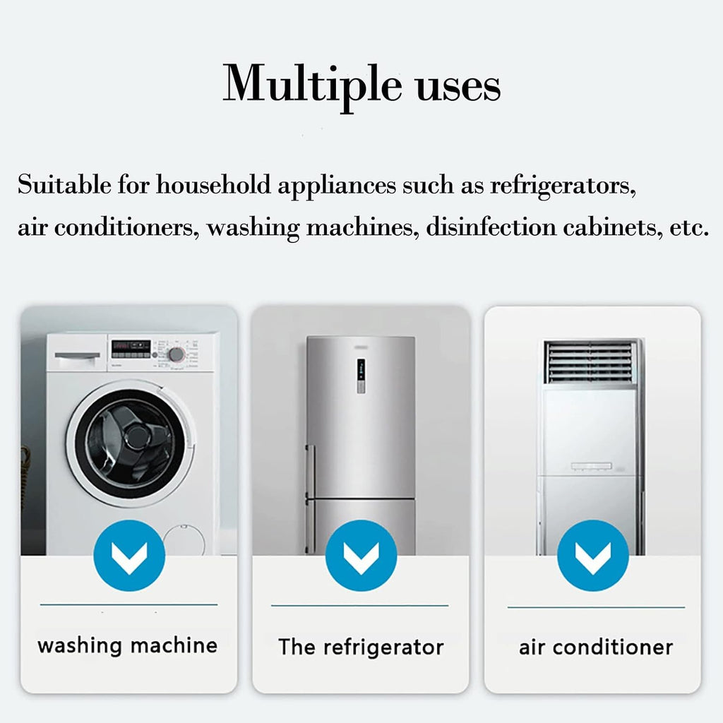 Adjustable Washing Machine Stand Base, Mini Fridge Stand Furniture Dolly, Universal Mobile Roller Multi-Functional Movable Pedestal, Refrigerator Stand with 4 Locking Wheels