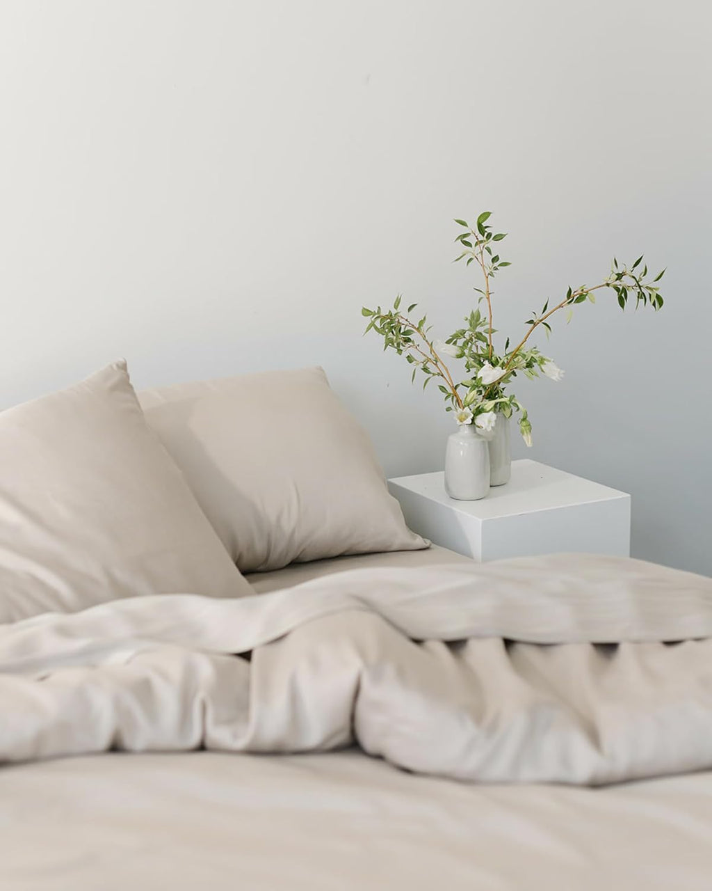 Cozy Earth Luxury Bed Sheet Set - 100% Viscose from Bamboo Fabric, Ultra-Soft & Breathable, Fits Regular & Deep Pocket Mattresses up to 20' - 4 Pieces California King Sheet Set Oat