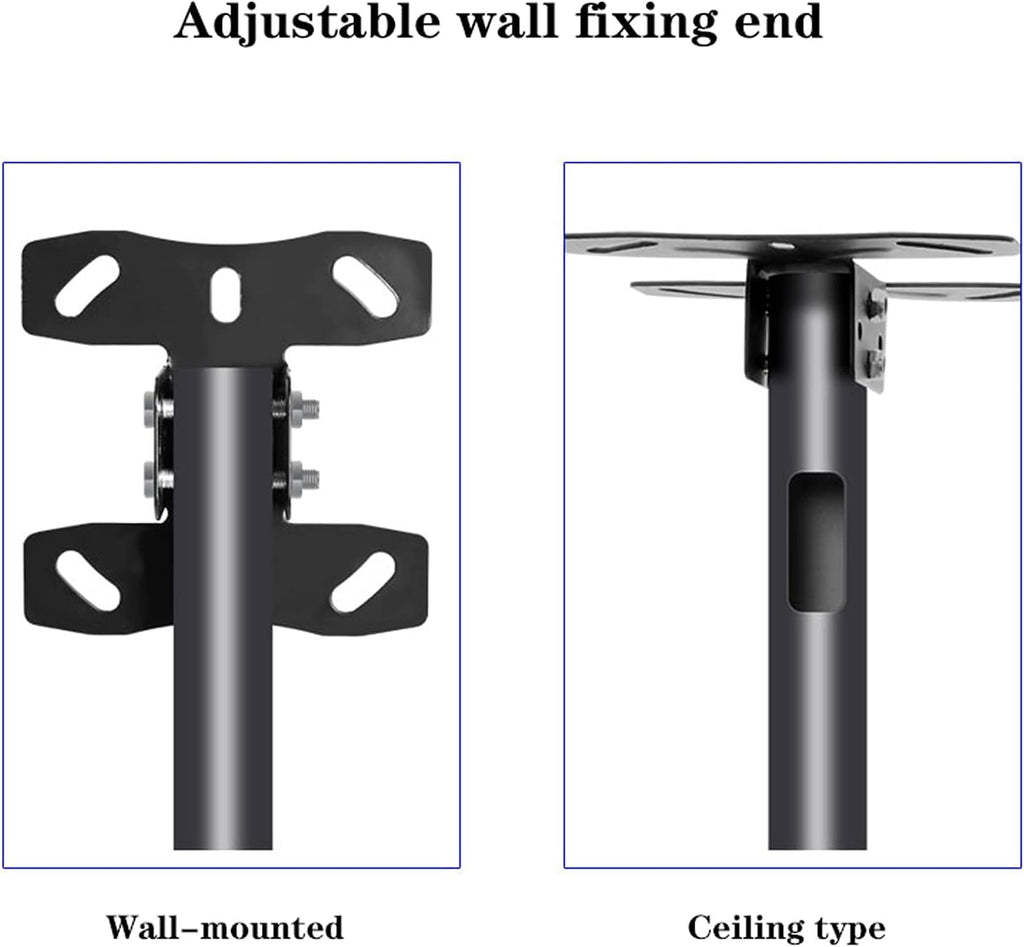 Universal TV Stand TV Stand Base Ceiling TV Bracket Swivels Tilts Extension Rotation TV Mount for Most 40-70 Inch LED LCD Flat Screen TVs, Max VESA 600x400mm Up to 110lbs Tv Stand Mount (Size : 1 Mete