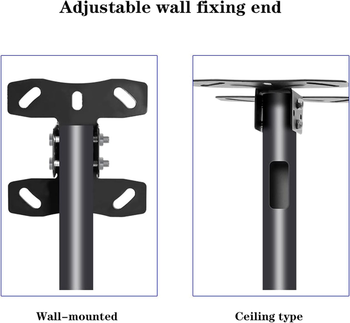 Universal TV Stand TV Stand Base Ceiling TV Bracket Swivels Tilts Extension Rotation TV Mount for Most 40-70 Inch LED LCD Flat Screen TVs, Max VESA 600x400mm Up to 110lbs Tv Stand Mount (Size : 1 Mete