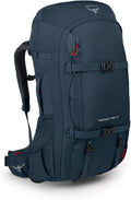 Osprey Farpoint Trek 55L Men's Travel Backpack, Muted Space Blue
