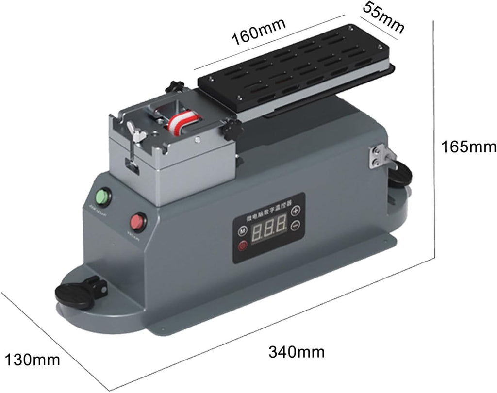 Advanced 300W Heated Phone Screen Glass Separator, 7-inch Universal Platform with Anti-Slip Strong Suction Base for Efficient Reverse Split Screen Tech