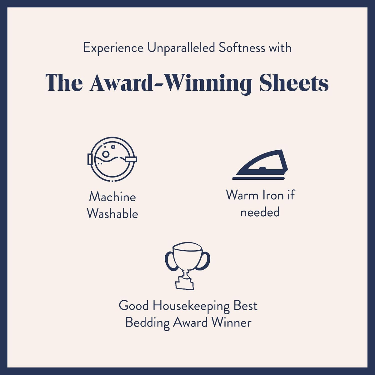 Brooklinen Luxury Sateen 4 Piece Sheet Set - 100% Cotton Bed Sheets, Soft & Durable Queen Size Sheets Set in Abyss Blue, Oeko-TEX Certified Bedding Set, 1 Fitted Sheet, 1 Flat Sheet, 2 Pillowcases