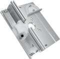Router Lift and Aluminum Router Plate W/Sliding Fence and Miter Gauge for Wood Router Trimming Machine Working Benches DIY Tool(Silvery Plate Set)