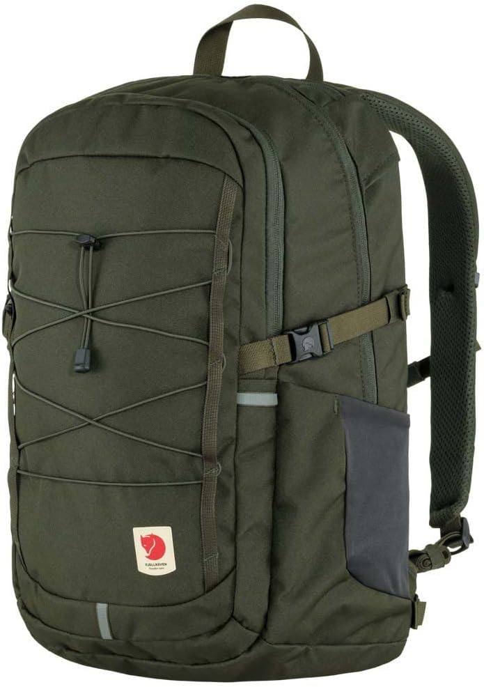 Fjällräven Skule 28 Backpack - Spacious Storage, Padded Back Panel, Breathable Design - Travel, Hiking, Deep Forest